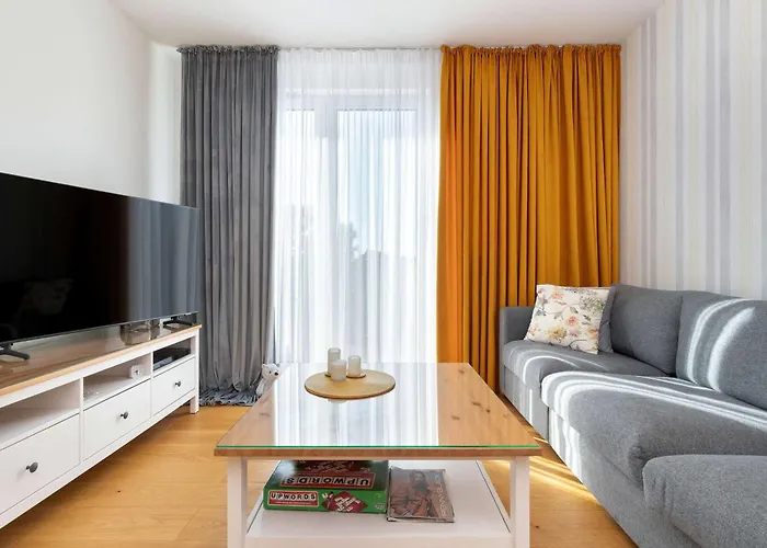 Апартаменты Piekny W Gdansku 2 Sypialnie I Parking By Renters Prestige Гданьск